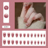 12 Sizes-24 Pcs Press On Nails Z261