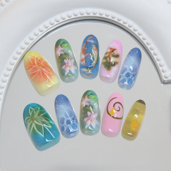 30 Pcs Press On Nails W2090