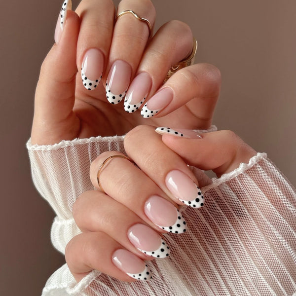 12 Sizes-24 Pcs Press On Nails JP4068