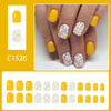 12 Sizes-24 Pcs Press On Nails C1526
