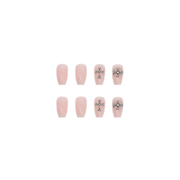 12 Sizes-24 Pcs Press On Nails Z242