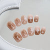 12 Sizes-24 Pcs Press On Nails R833