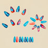 12 Sizes-24 Pcs Press On Nails Y1382
