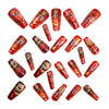 12 Sizes-24 Pcs Press On Nails Y1432
