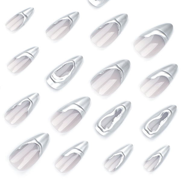 12 Sizes-24 Pcs Press On Nails JP3442