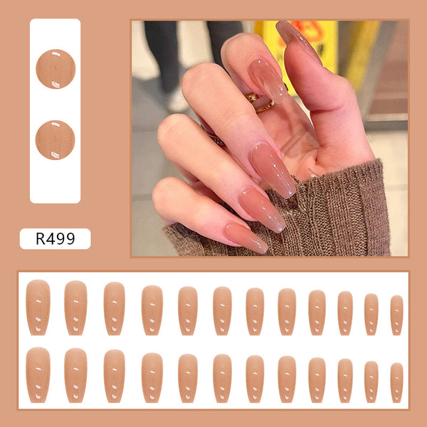12 Sizes-24 Pcs Press On Nails R481