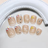 12 Sizes-24 Pcs Press On Nails Z1018
