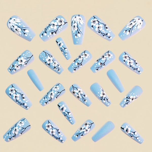 12 Sizes-24 Pcs Press On Nails y2084-24
