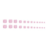 12 Sizes-24 Pcs Press On Nails F104
