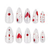 12 Sizes-24 Pcs Press On Nails JP3281