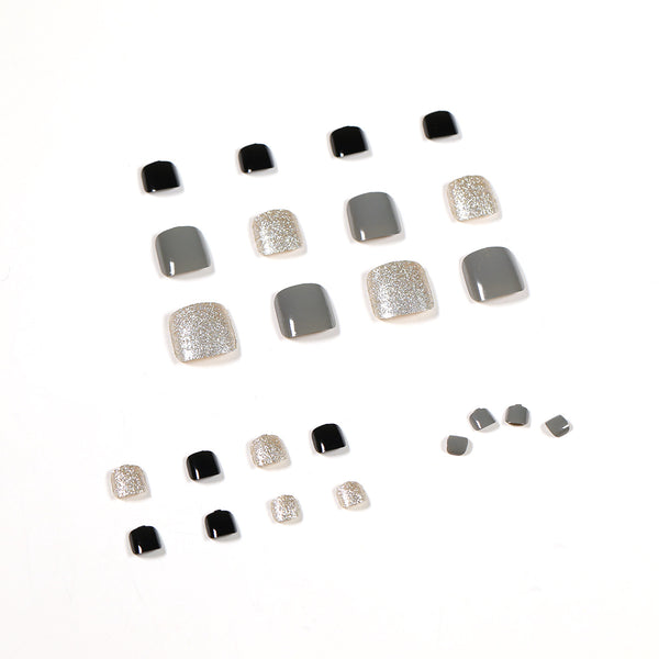 12 Sizes-24 Pcs Press On Nails JP1180