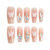 12 Sizes-24 Pcs Press On Nails SP107