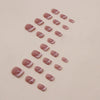 12 Sizes-24 Pcs Press On Nails W1088