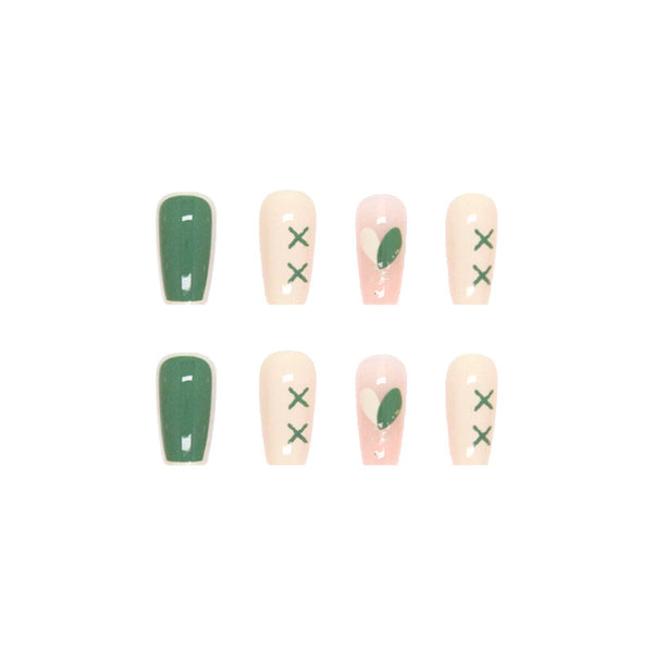 12 Sizes-24 Pcs Press On Nails R582