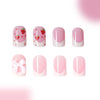 48 Pcs Press On Nails BowStrawberry-1-48pcs