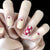12 Sizes-24 Pcs Press On Nails JP1374