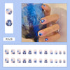12 Sizes-24 Pcs Press On Nails R521