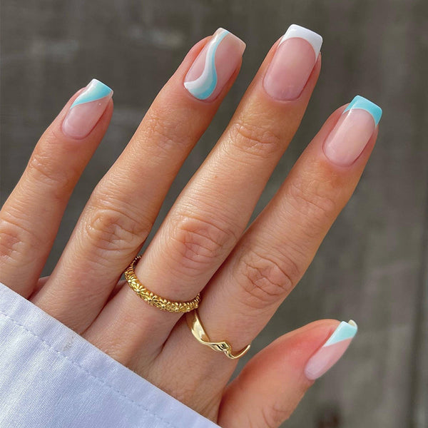 12 Sizes-24 Pcs Press On Nails JP1806