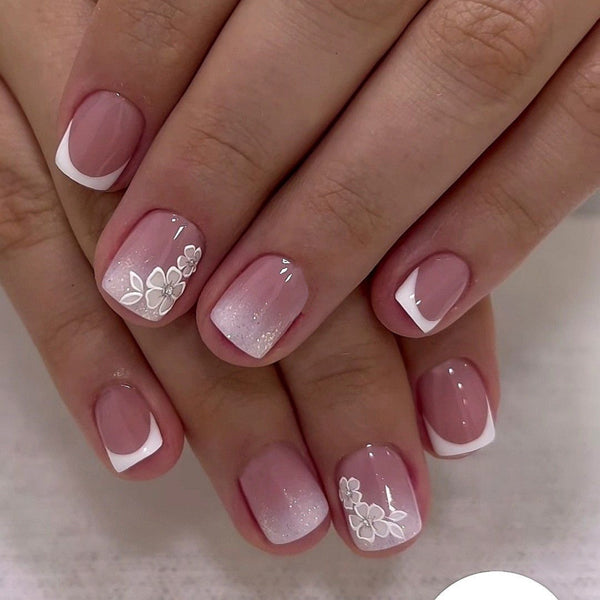 12 Sizes-24 Pcs Press On Nails JP3835