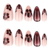 12 Sizes-24 Pcs Press On Nails JP4143