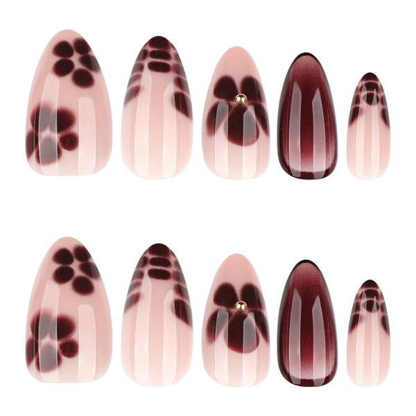 12 Sizes-24 Pcs Press On Nails JP4143