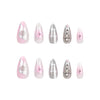 12 Sizes-24 Pcs Press On Nails JP2822