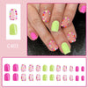 12 Sizes-24 Pcs Press On Nails C403