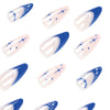 12 Sizes-24 Pcs Press On Nails JP1774