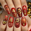 12 Sizes-24 Pcs Press On Nails Y1432
