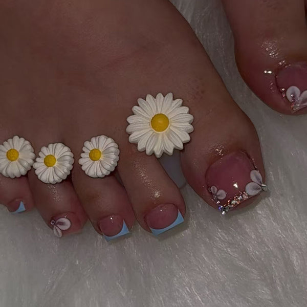 12 Sizes-24 Pcs Press On Nails F184