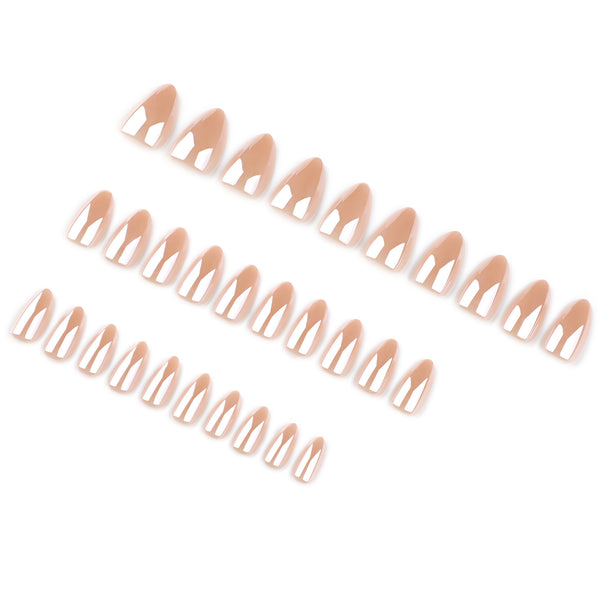 12 Sizes-24 Pcs Press On Nails JP4024