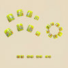 12 Sizes-24 Pcs Press On Nails Y594
