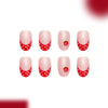 12 Sizes-24 Pcs Press On Nails C1681