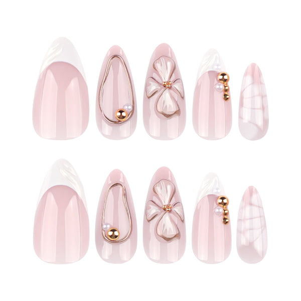 12 Sizes-24 Pcs Press On Nails JP4053