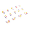 12 Sizes-24 Pcs Press On Nails R551