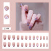 12 Sizes-24 Pcs Press On Nails Z344