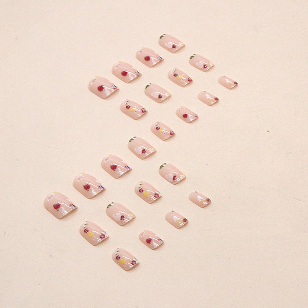 12 Sizes-24 Pcs Press On Nails W434