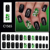 12 Sizes-24 Pcs Press On Nails C1565