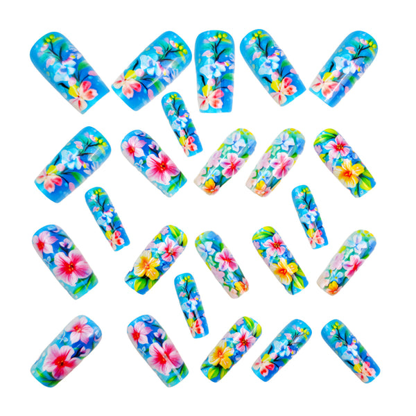 12 Sizes-24 Pcs Press On Nails Y1402