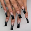 12 Sizes-24 Pcs Press On Nails JP1396