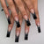 12 Sizes-24 Pcs Press On Nails JP1396