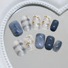 12 Sizes-24 Pcs Press On Nails R977