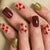 12 Sizes-24 Pcs Press On Nails C605