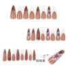 12 Sizes-24 Pcs Press On Nails JP3558