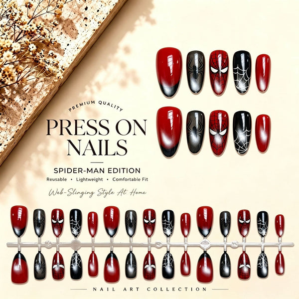 15 Sizes-30 Pcs Press On Nails 1527