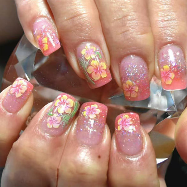 12 Sizes-24 PcsPress On Nails C839