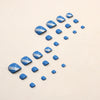 12 Sizes-24 Pcs Press On Nails F052