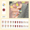 12 Sizes-24 Pcs Press On Nails Z597