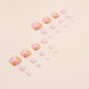 12 Sizes-24 Pcs Press On Nails F081