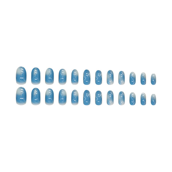 12 Sizes-24 Pcs Press On Nails W1549